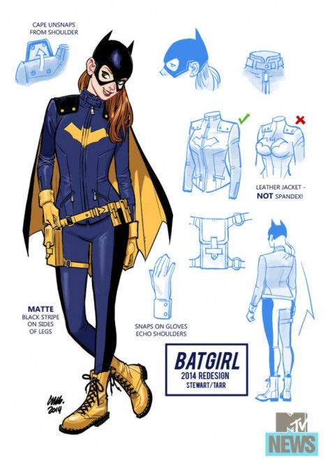 A practical superheroine uniform? BLASPHEMY! [mtv.com]